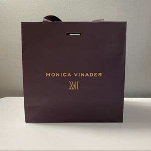Monica Vinader small shopping bag
